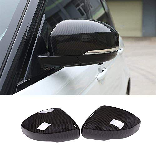 Carcasa del espejo retrovisor del coche para Evoque Discovery Sport 2015-2019,For Jag F-Pace X761, tapa del espejo retrovisor, accesorios de modificación de la cubierta del espejo de la puerta lateral