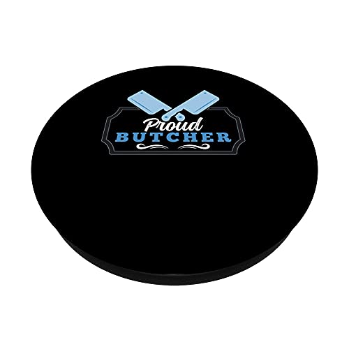Carnicero Orgulloso Carnicero PopSockets PopGrip Intercambiable