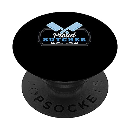 Carnicero Orgulloso Carnicero PopSockets PopGrip Intercambiable