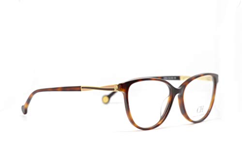 Carolina Herrera Vhe780, Monturas De Gafas Mujer, Shiny Dark Havana (0752)