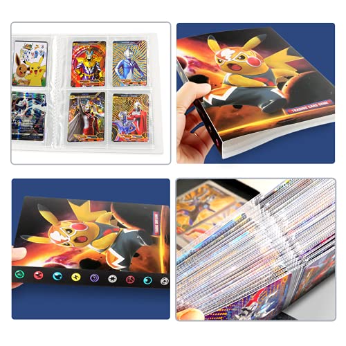 Carpeta de Titular de Tarjetas, Álbum de Cartas Coleccionables, Álbum de Entrenador de Cartas GX EX. El álbum Tiene 30 páginas y Puede Contener 240 Tarjetas