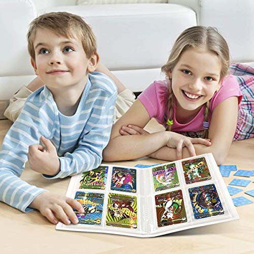 Carpeta de Titular de Tarjetas, Álbum de Cartas Coleccionables, Álbum de Entrenador de Cartas GX EX. El álbum Tiene 30 páginas y Puede Contener 240 Tarjetas
