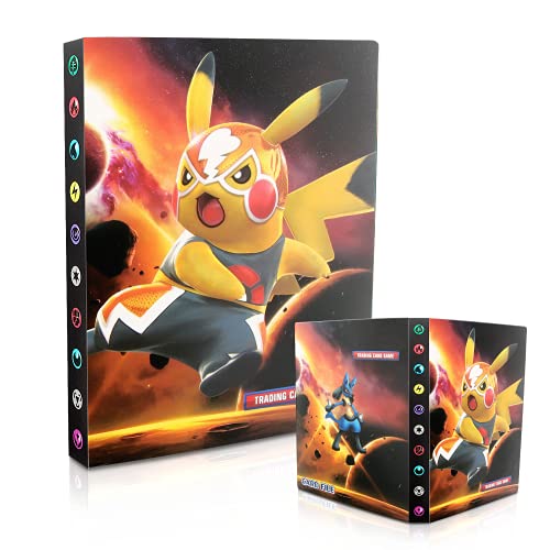 Carpeta de Titular de Tarjetas, Álbum de Cartas Coleccionables, Álbum de Entrenador de Cartas GX EX. El álbum Tiene 30 páginas y Puede Contener 240 Tarjetas