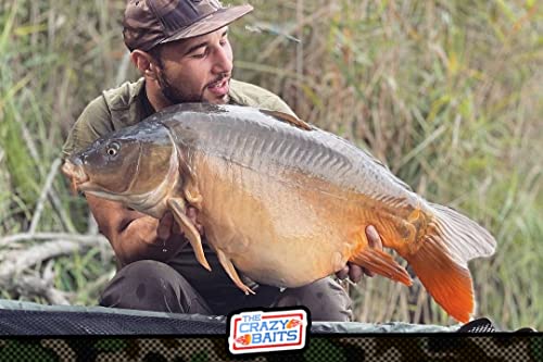 carpfishing. POPUPS. Boilies Cebo Flotante para Pesca de Carpas con aminoacidos y proteinas. Bote de 50 Gramos. Gama THEKRAKEN Marca TheCrazyBaits.