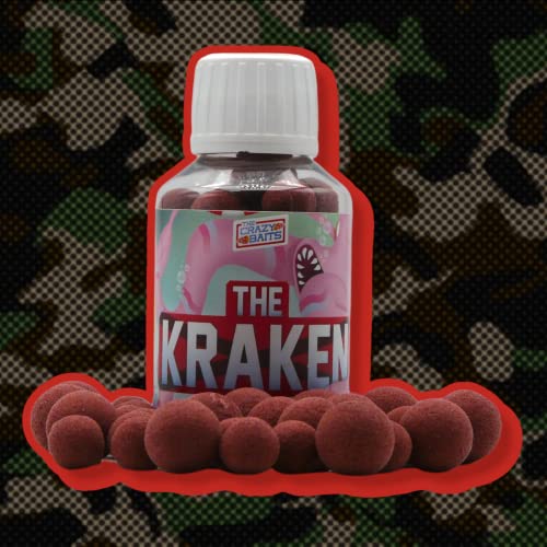carpfishing. POPUPS. Boilies Cebo Flotante para Pesca de Carpas con aminoacidos y proteinas. Bote de 50 Gramos. Gama THEKRAKEN Marca TheCrazyBaits.
