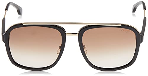 Carrera 133/S HA 2M2 Gafas de Sol, Negro (Black Gold/BRWN SF), 57 Unisex-Adulto