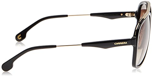 Carrera 133/S HA 2M2 Gafas de Sol, Negro (Black Gold/BRWN SF), 57 Unisex-Adulto