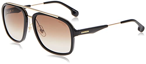 Carrera 133/S HA 2M2 Gafas de Sol, Negro (Black Gold/BRWN SF), 57 Unisex-Adulto