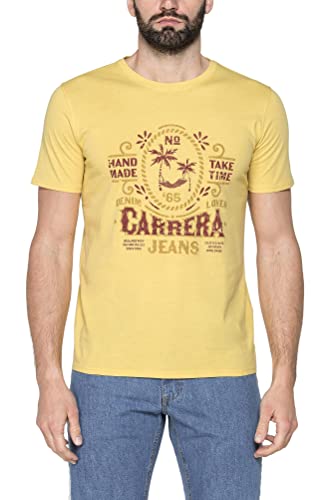 Carrera Jeans - Camiseta para Hombre, Estilo Estampado (EU S)
