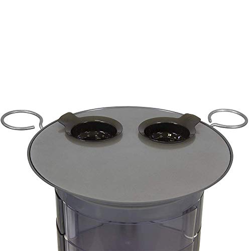 Carrito de Peluqueria Profesional GIROCO DOBLE PLUS (GRIS)
