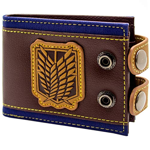 Cartera de Japanese Attack on Titan Alas de la libertad Multicolor