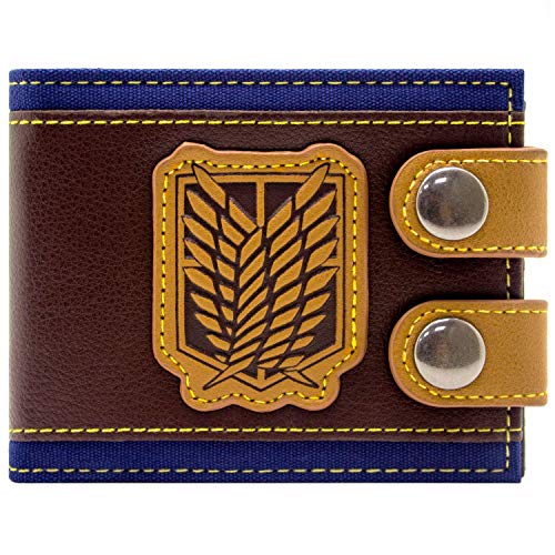 Cartera de Japanese Attack on Titan Alas de la libertad Multicolor