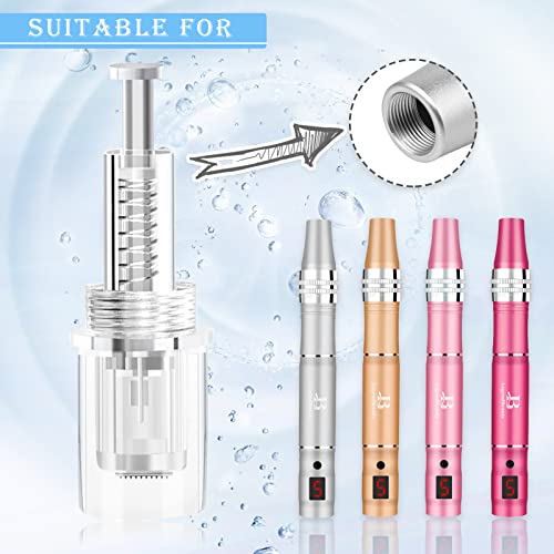Cartucho de agujas Microneedling Electric Pen 10pcs Agujas de repuesto, empaquetadas individualmente, Ranura de hilo ajustable para Derma Pen eléctrico (36 pins)