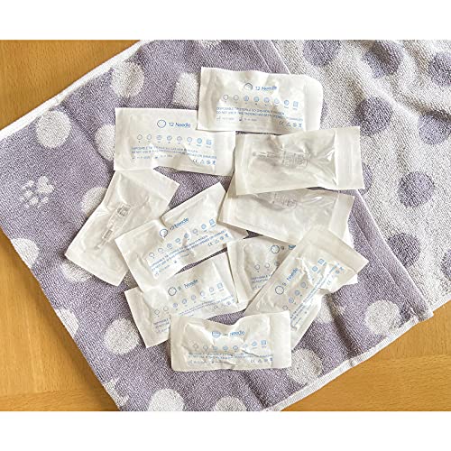 Cartucho de agujas Microneedling Electric Pen 10pcs Agujas de repuesto, empaquetadas individualmente, Ranura de hilo ajustable para Derma Pen eléctrico (36 pins)