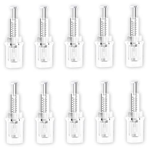 Cartucho de agujas Microneedling Electric Pen 10pcs Agujas de repuesto, empaquetadas individualmente, Ranura de hilo ajustable para Derma Pen eléctrico (36 pins)