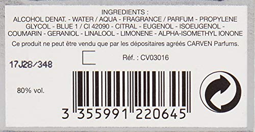 Carven - Eau de toilette vétiver 50 ml