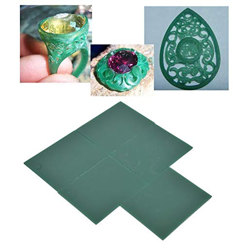 Carving Wax 5pcs 2mm Rodajas de cera para tallar Modelado de joyas Grabado Fabricación de accesorios Kit de fabricación de joyas Cera para tallar en rodajas, cera para modelar