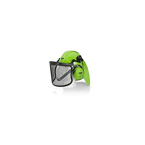 Casque de sécurité VITO protection Tous travaux de jardin Tonte taille et débrousailleuse SNR 21DB haute protection