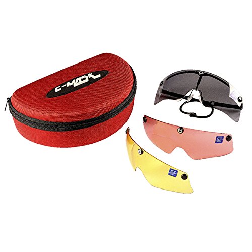 Castellani C-Mask - Montura para gafas de tiro + 10 lentes intercambiables