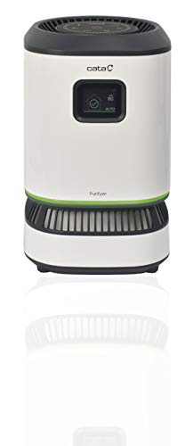 Cata - Purifyer Dream - Purificador de Aire con Filtro HEPA H13 - Hasta 30 m2 75 m 3 de Superficie - Tecnología NONVIRAIR - Pantalla TFT - Diagnostica y Gestiona la Calidad del Aire (02201001)