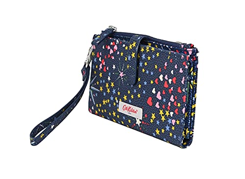 Cath Kidston Midnight Stars - Cartera para teléfono con diseño de estrellas, color azul marino