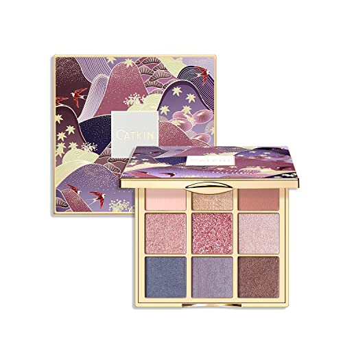 CATKIN Paletas de Sombras de Ojos Brillante Acabados Mate, Satinados y Metalizados Paletas de Maquillaje Pigmentos Compactos(C08)
