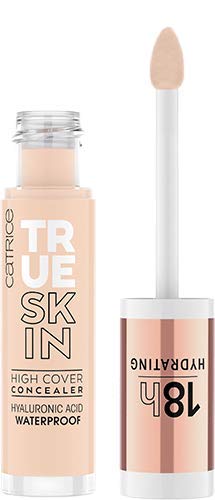 Catrice Cosméticos True Skin Corrector de alta cubierta 18h Hidratante Impermeable Maquillaje (002 Neutro Marfil)