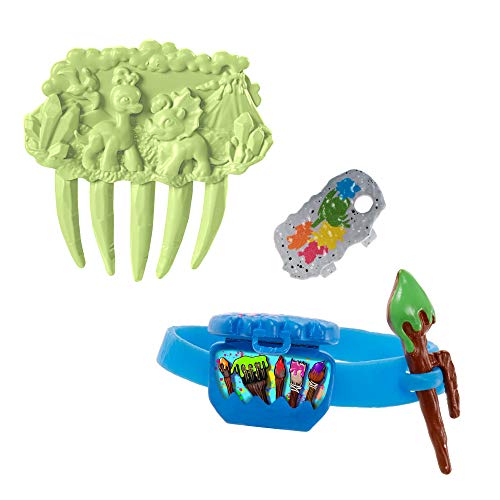 Cave Club Muñeco Slate, muñeca prehistórica con Mascota y Accesorios (Mattel GNL87)