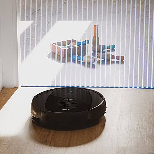 Cecotec Robot Aspirador y Fregasuelos Conga 2290 Ultra. 2100 Pa, App con Mapa, Limpieza Ordenada, Cepillo para Mascotas, Alexa & Google Assistant, Muro magnético