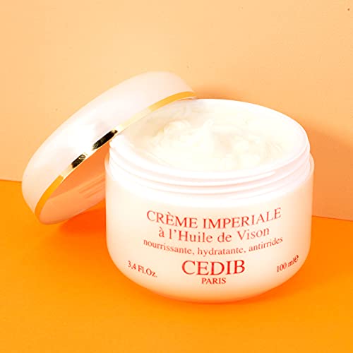 Cedib Paris Crema Hidratante Imperiale al Aceite de Visón, Crema Ligera, 100 Mililitros