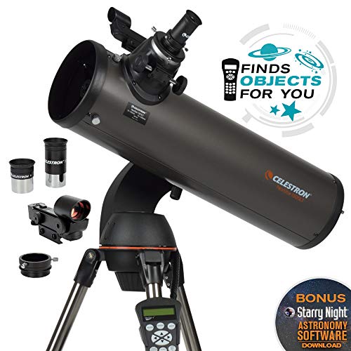 Celestron CE31145-DS NexStar 130 SLT Series Newtonian - Telescopio reflector (importado de Inglaterra), Negro