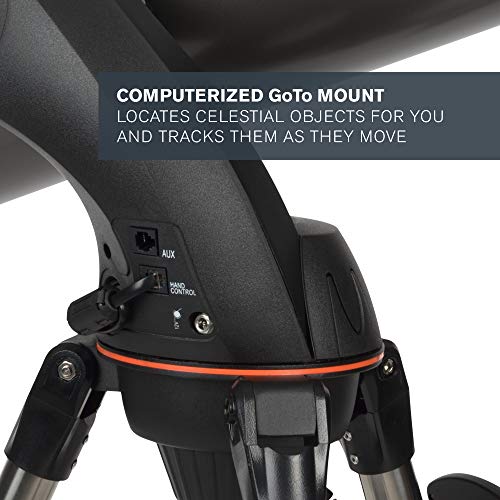 Celestron CE31145-DS NexStar 130 SLT Series Newtonian - Telescopio reflector (importado de Inglaterra), Negro