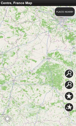 Centro, Francia - Desconectado Mapa