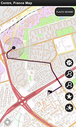 Centro, Francia - Desconectado Mapa