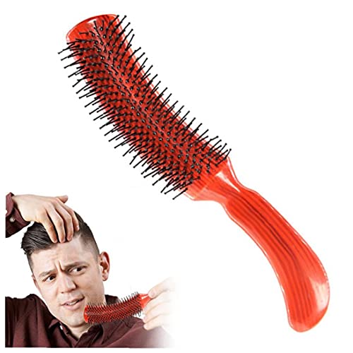 Cepillo para el cabello Pein Pein Peine Scalp Scalp Massager Plastic Fashion Pein Style Herramienta Red, Peine Peine