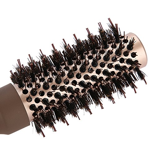 Cepillos redondos, peine antiestático para el cabello Nano Ceramic Thermal Ceramic & Ionic Hairdressing Brush Tool para secar, peinar, rizar, agregar volumen y brillo al cabello(32 #)