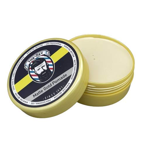 Cera peinados Matte Gold Pomade - Fijador en acabado Mate Profesional