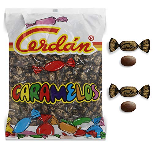 Cerdán Caramelos Cubalibre duro dos Lazos sabor cola 300 Unidades 1 kg