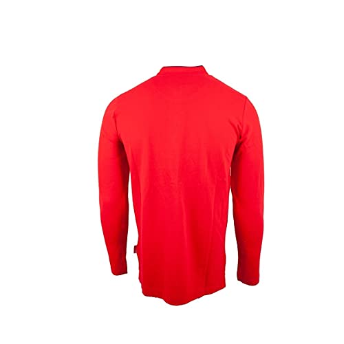 Cerruti 1881 Firenza - Polo de manga larga (talla XL), color rojo