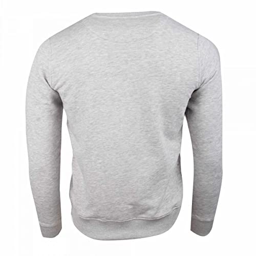 Cerruti 1881 Sudadera de cuello redondo con relieve Pratolino, gris, XL