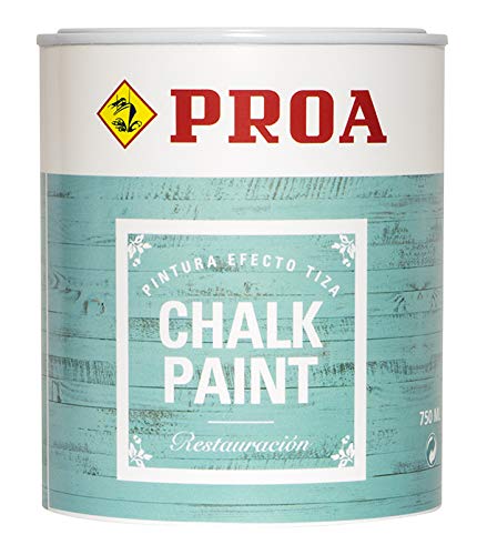 CHALK PAINT PINTURA PARA MUEBLES EFECTO TIZA. Pintura a la tiza. Renueva tus muebles sin esfuerzo. Gran adherencia sobre cualquier superficie. PROA VERDE PROVENZA 750 ml