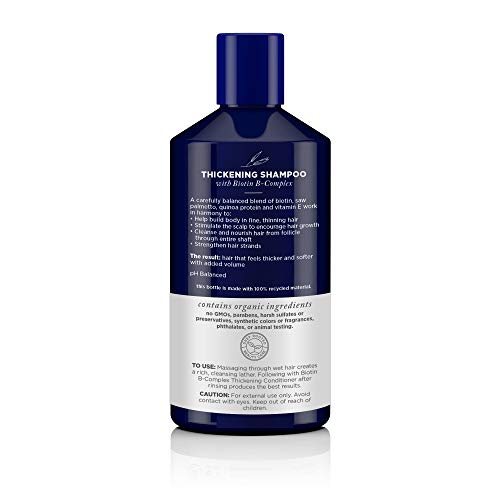 Champú Avalon Organics Biotin B Complex para dar volúmen, 414 ml, el embalaje puede variar