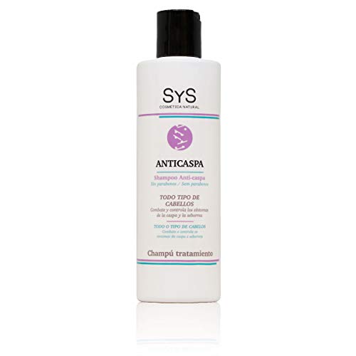 CHAMPU SYS 250ml ANTI-CASPA. Champú, Reduce la Descamación, el Picor y el Exceso de Sebo
