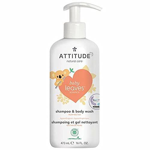 Champú y Gel bebés fragancia Nectar de Pera Attitude 473 ml