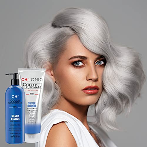 CHI Farouk Color Illuminate Silver Blonde Champú 355ML, Estándar, 340