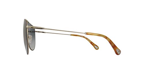Chloè Ce139S 806 62 Gafas de Sol, Gold/Petrol Lens, Mujer