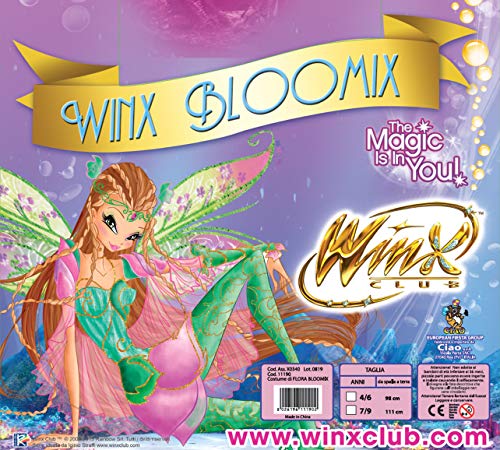 Ciao 11190.4-6 Flora Bloomix Winx - Disfraz de club, 4-6 años