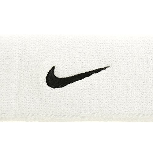Cinta NIKE Swoosh MISC Blanco (White/Black, OSFM), Talla Única