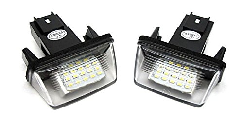 Citroen C3 C4 C5 Picasso Saxo Berlingo Xsara SET Luces LED de matrícula