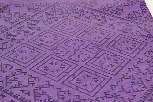 Clairefontaine 83418C - Une Trousse Plate Multifonctions Rangement Crayons/Stylos/Feutres/Pinceaux/Maquillage en tissu Polyester couleur Noir motifs Fes Marocains 10,5x21 cm - Collection Aïda